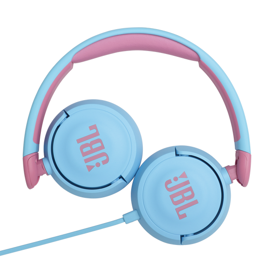 JBL Jr310 - Blue - Kids on-ear Headphones - Detailshot 3